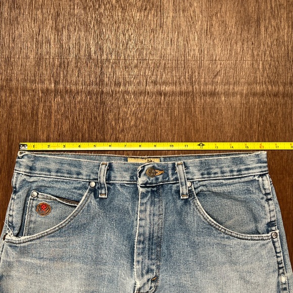 Wrangler 20X Distressed Western Denim Jeans 33x36 - Picture 4 of 14